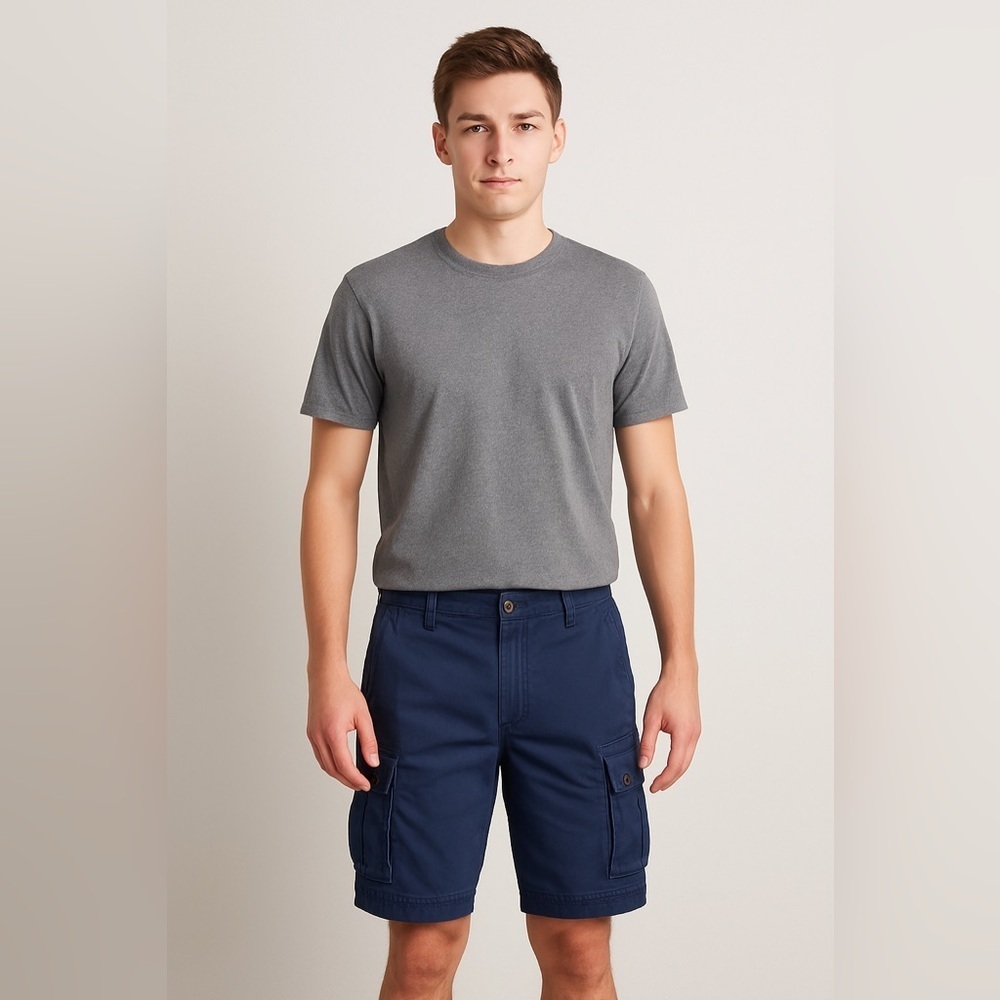 Arizona Jean Company Blue Cargo Shorts. Size 30.